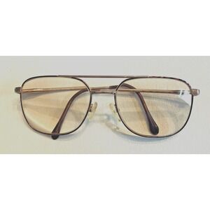 Vintage Aviator Tortoise Gold ITALY Eyeglass Frames BerDel Steroflex JOEL 58-17